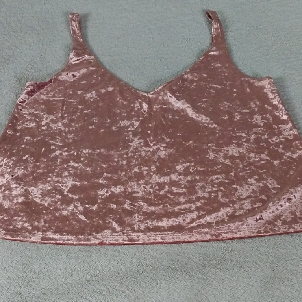 H&M Pink Crop Camisole Top